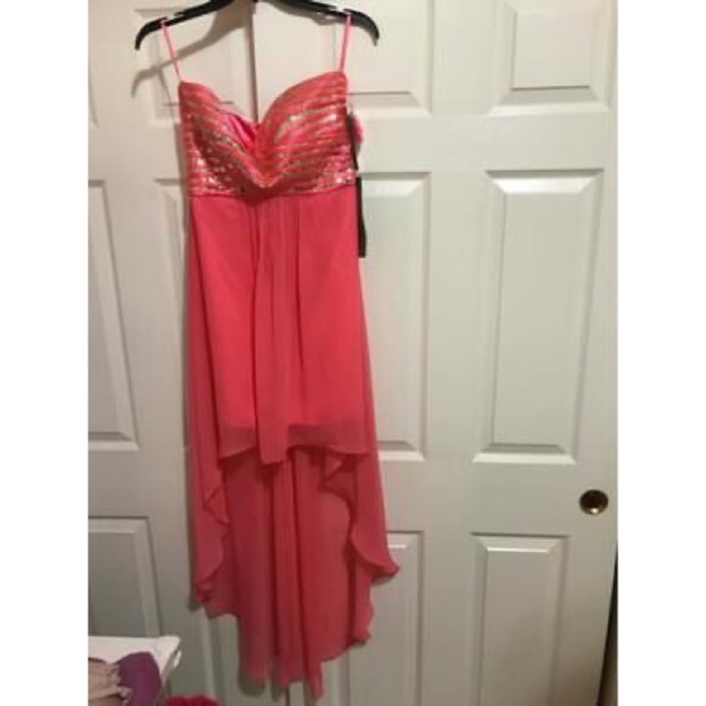 Dress. Orange/pink Dress for party/prom